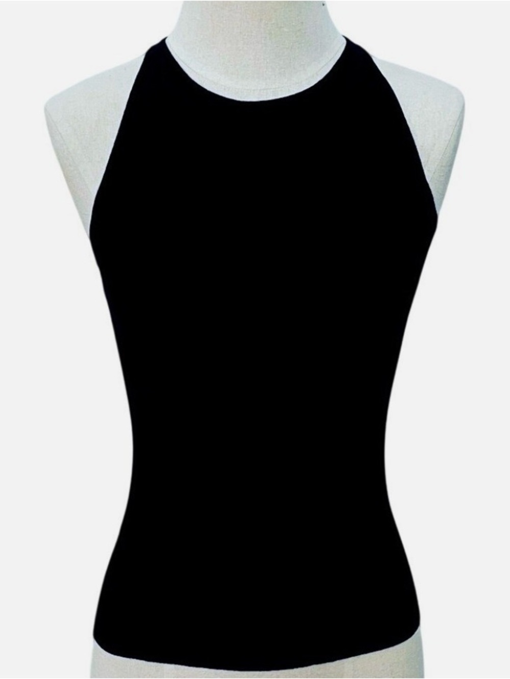 Banana Republic Black Ribbed Crewneck Top - Brand New (never worn)